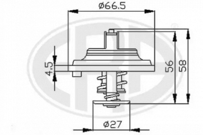 WILMINK GROUP wg1492805 -  Термостат, охлаждающая жидкость